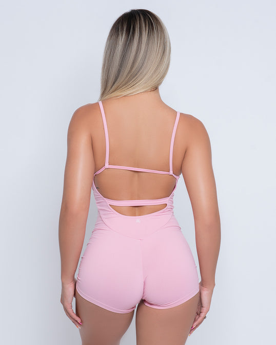 The Sporty PlaySuit | CANDY PINK-WBK FIT