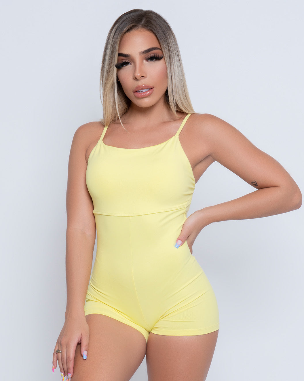 The Sporty PlaySuit | SUNSHINE YELLOW-WBK FIT